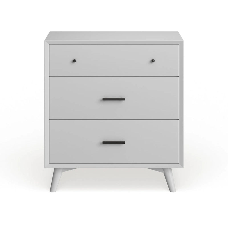 Commode à 3 tiroirs en bois de style milieu du siècle, Carson Carrington Bjaeverskov