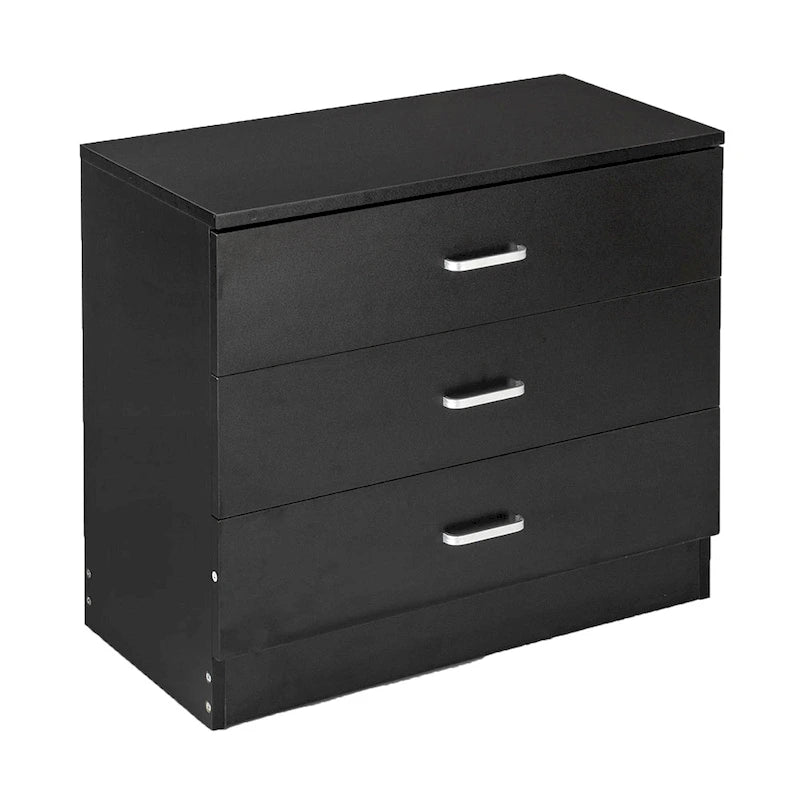 Commode simple en bois à 3 tiroirs
