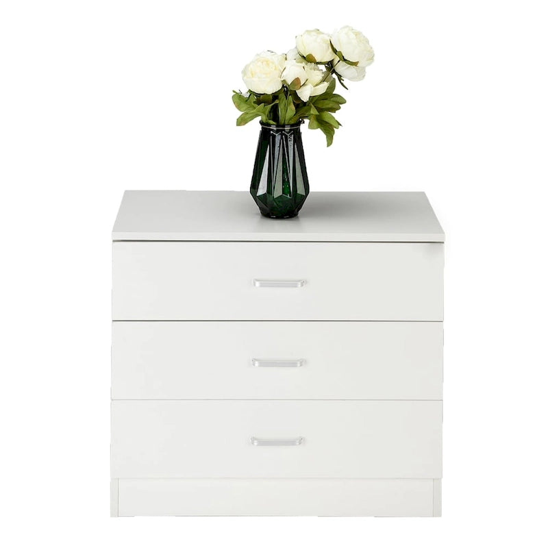 Commode simple en bois à 3 tiroirs
