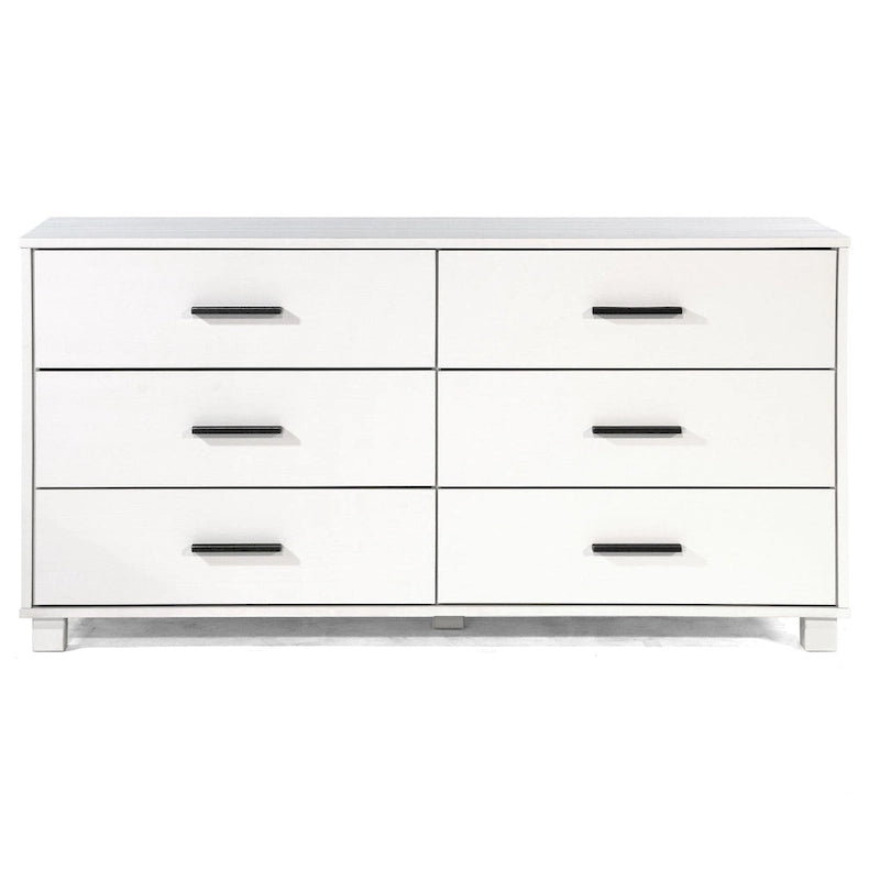 Meubles en bois grainé Loft Commode à 6 tiroirs