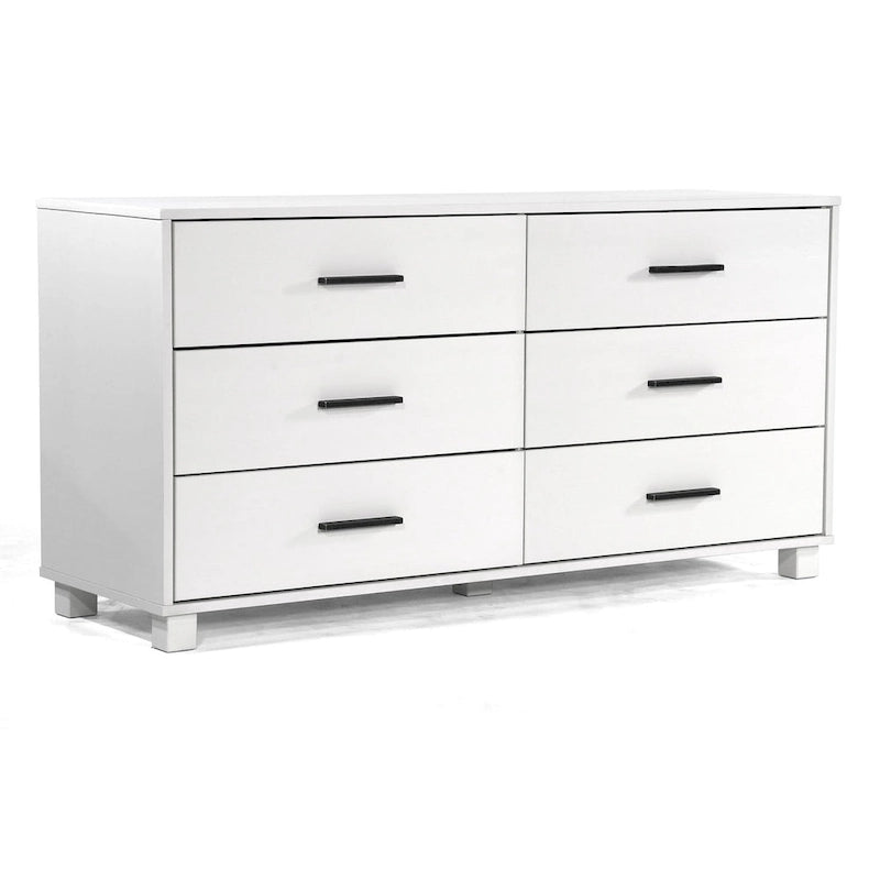 Meubles en bois grainé Loft Commode à 6 tiroirs
