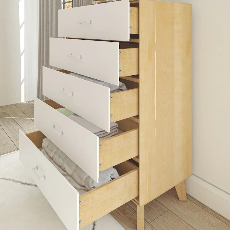 Commode à 5 tiroirs Plank and Beam Duo