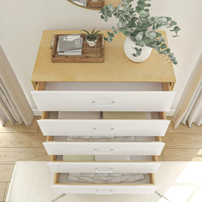 Commode à 5 tiroirs Plank and Beam Duo