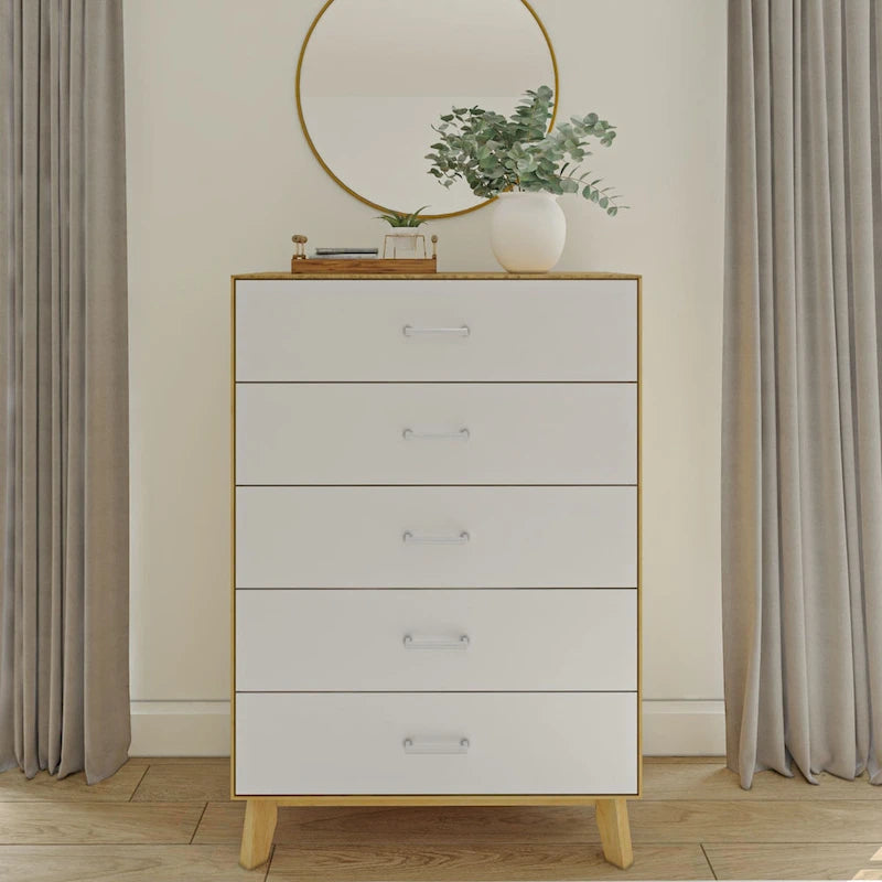 Commode à 5 tiroirs Plank and Beam Duo