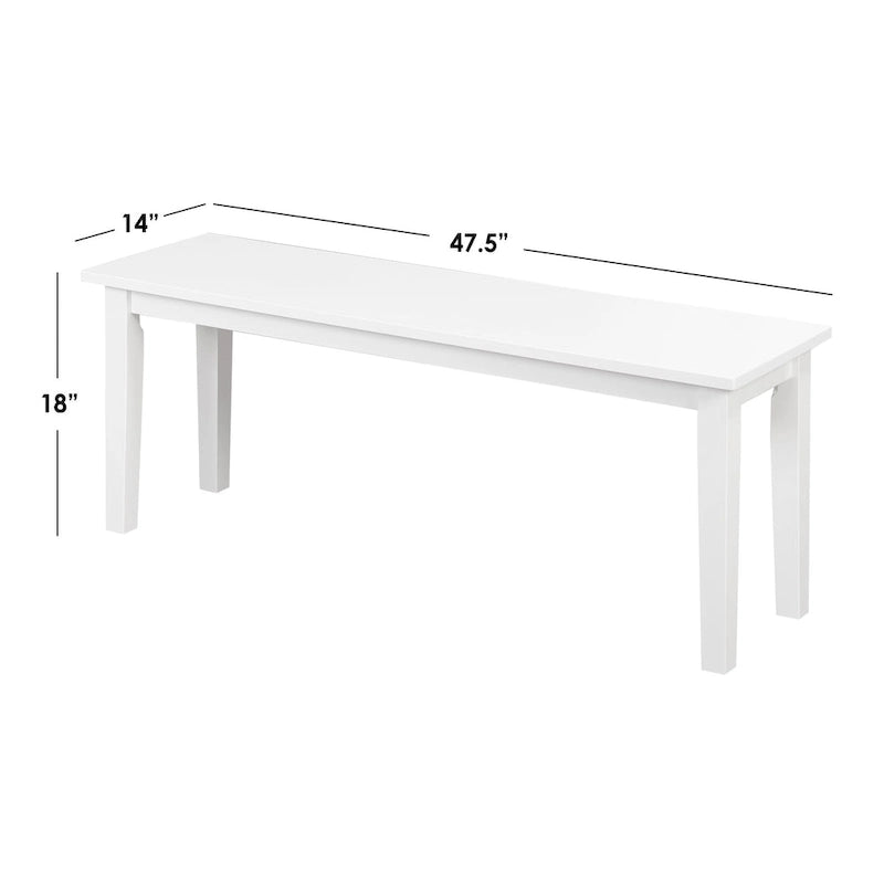Ensemble de salle à manger Sumner 4 pièces Simple Living avec banc