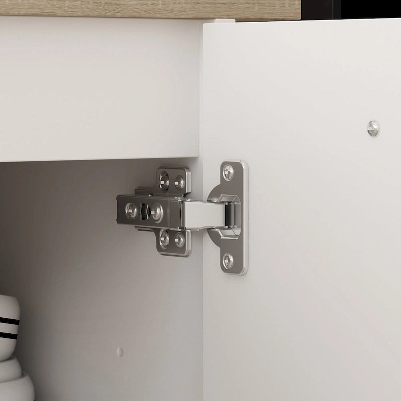 Meuble de rangement latéral pour îlot de cuisine, table extensible, meuble bar