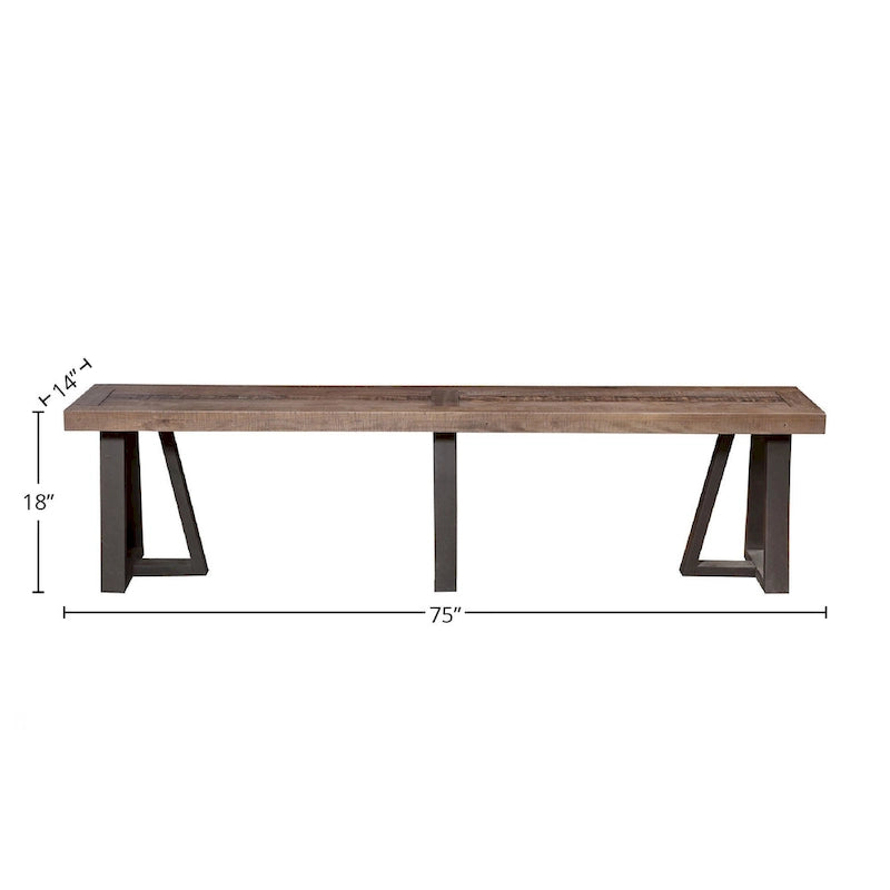 Banc de salle à manger Alpine Prairie