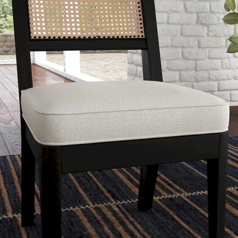 Ensemble de salle à manger rectangulaire en bois noir Brentwood de Homestyles - 66 x 30 x 36