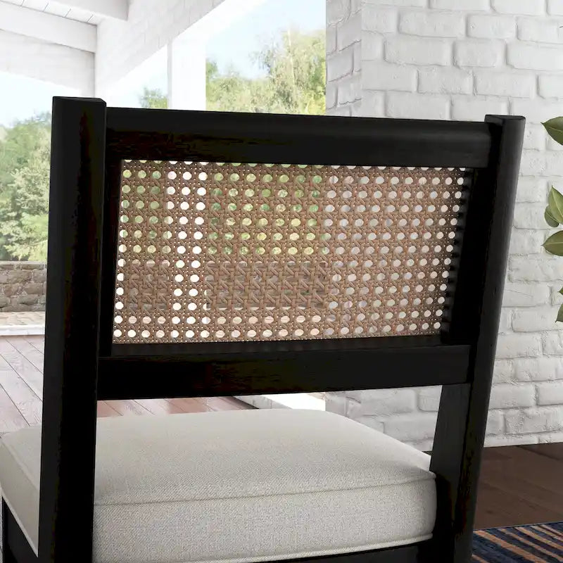 Ensemble de salle à manger rectangulaire en bois noir Brentwood de Homestyles - 66 x 30 x 36