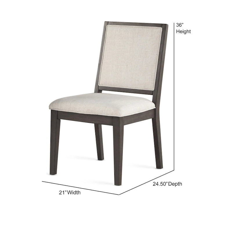 Chaise d'appoint Steve Silver Milano, lot de 2