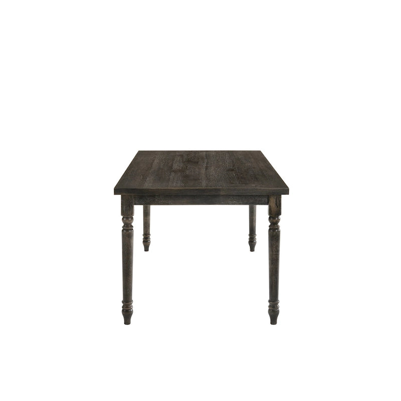 Table de salle à manger gris vieilli