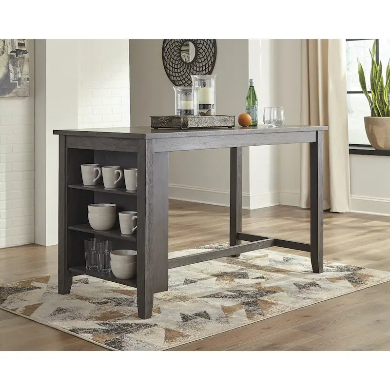 Ensemble de salle à manger 5 pièces hauteur comptoir gris Caitbrook, Signature Design by Ashley