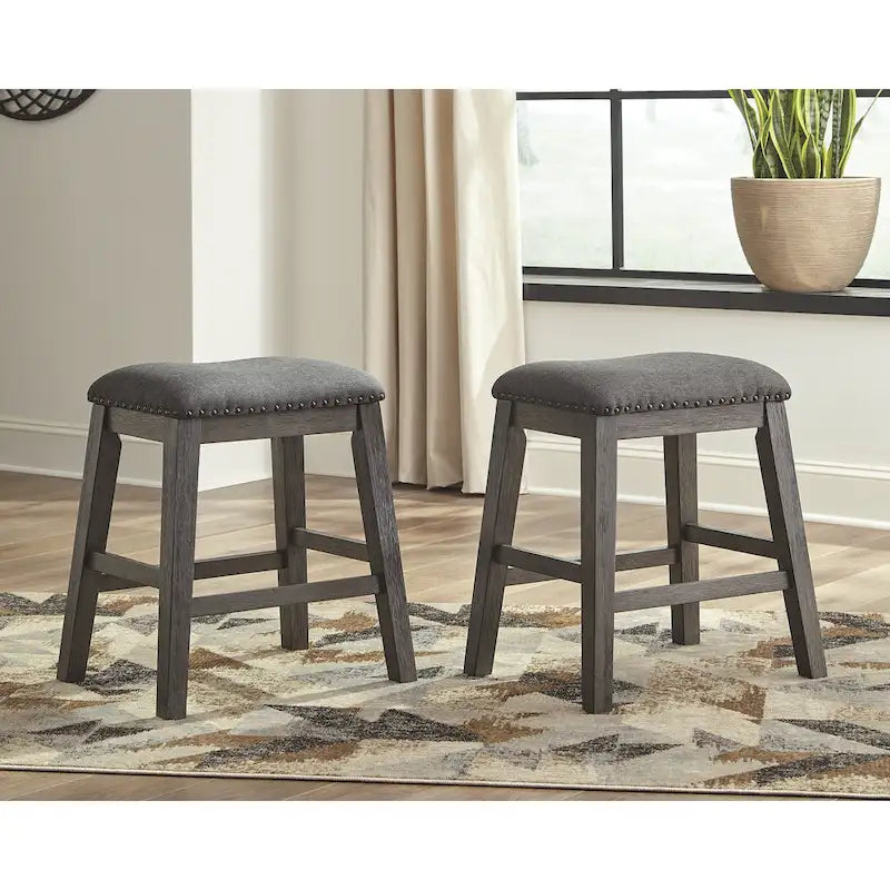 Ensemble de salle à manger 5 pièces hauteur comptoir gris Caitbrook, Signature Design by Ashley