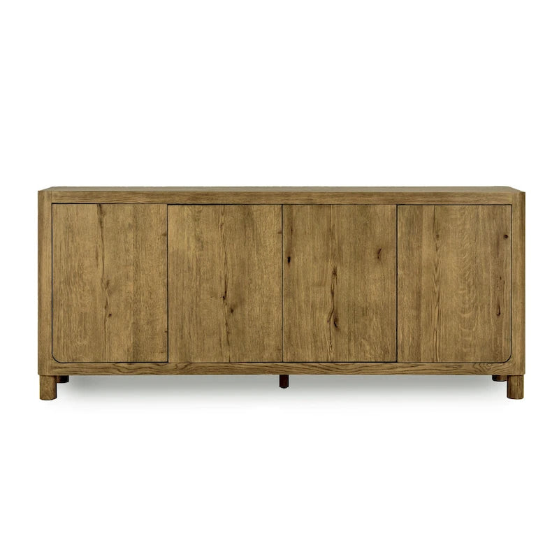 Buffet en chêne à 4 portes Classic Home Orlando - 80 po L x 22 po P x 33 po H