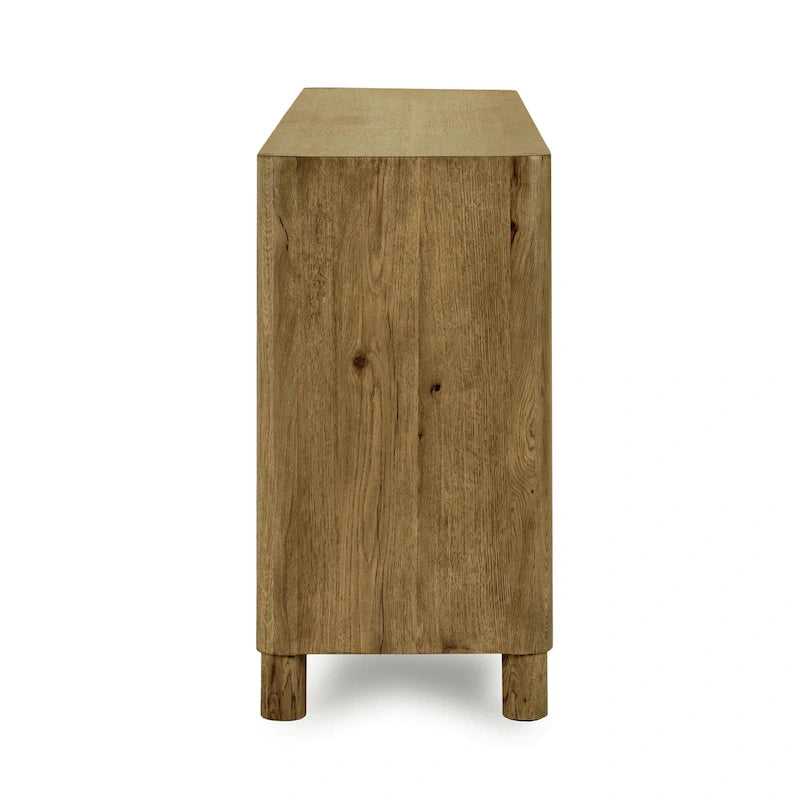 Buffet en chêne à 4 portes Classic Home Orlando - 80 po L x 22 po P x 33 po H
