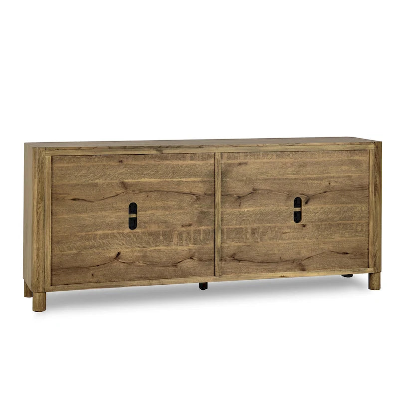 Buffet en chêne à 4 portes Classic Home Orlando - 80 po L x 22 po P x 33 po H