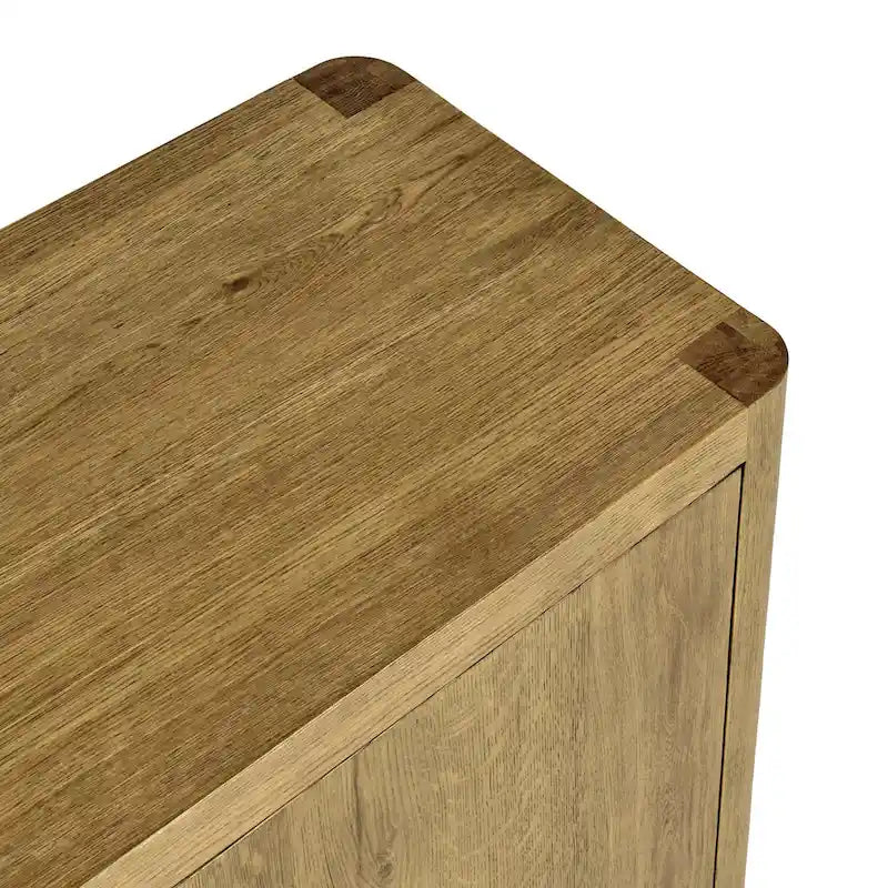 Buffet en chêne à 4 portes Classic Home Orlando - 80 po L x 22 po P x 33 po H