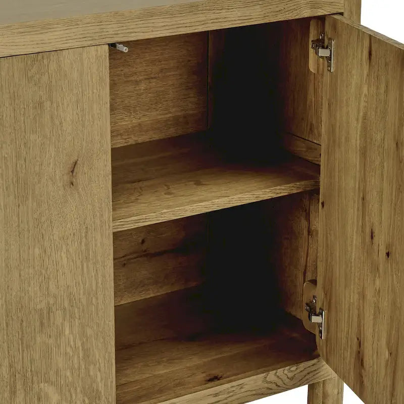 Buffet en chêne à 4 portes Classic Home Orlando - 80 po L x 22 po P x 33 po H