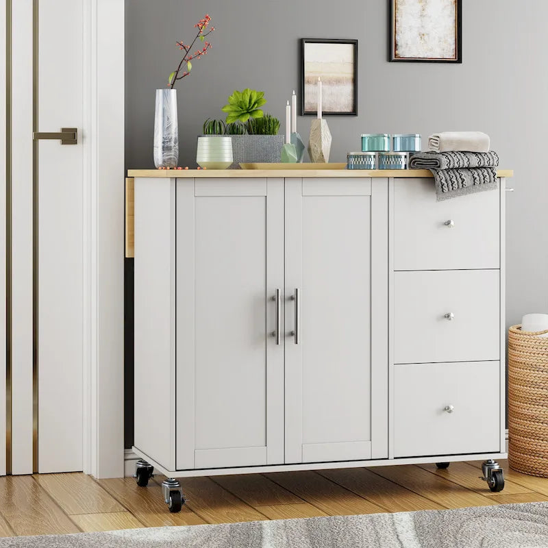 Chariot de rangement Futzca pour îlot de cuisine - Non applicable