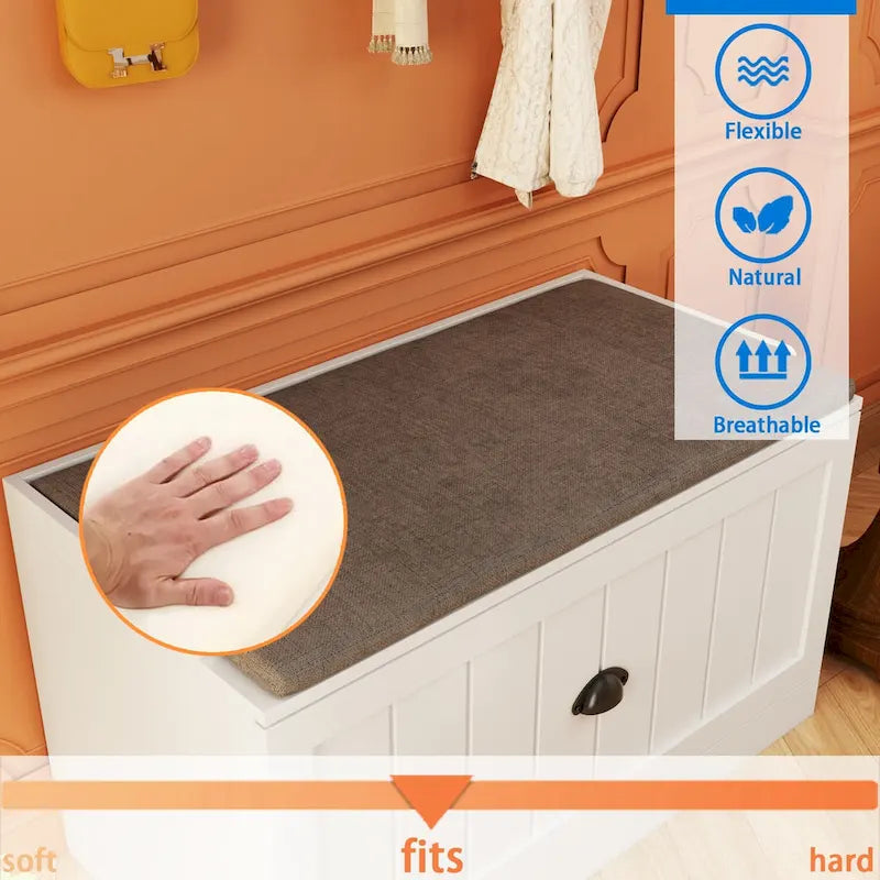 Ensemble porte-manteaux d'entrée, banc de rangement, organisateur de placard, portant à vêtements