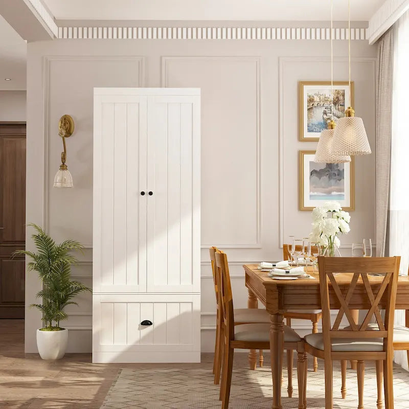Ensemble porte-manteaux d'entrée, banc de rangement, organisateur de placard, portant à vêtements