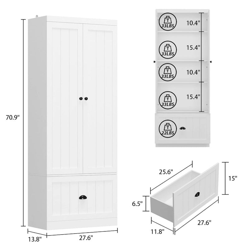 Ensemble porte-manteaux d'entrée, banc de rangement, organisateur de placard, portant à vêtements