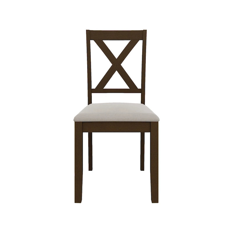 Ensemble de salle à manger rustique en bois 5 pièces CraftPorch
