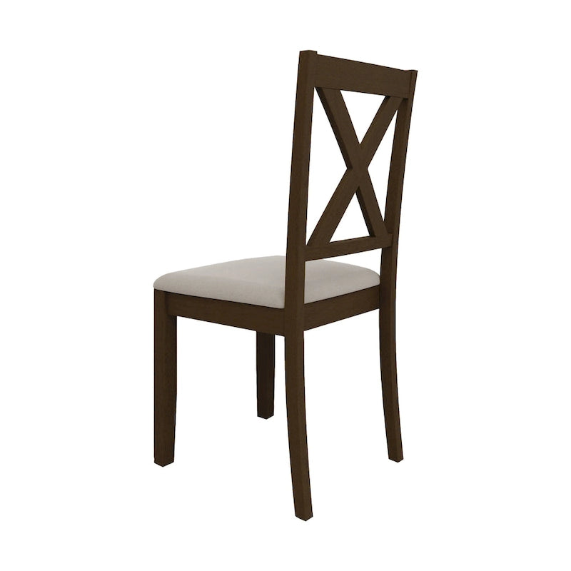 Ensemble de salle à manger rustique en bois 5 pièces CraftPorch