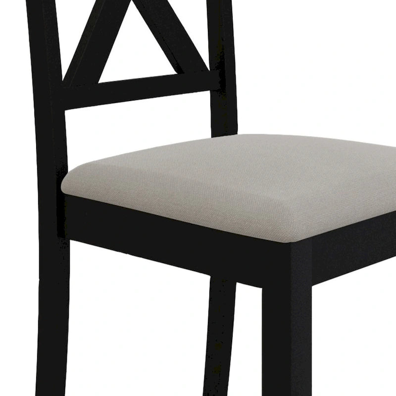Ensemble de salle à manger rustique en bois 5 pièces CraftPorch