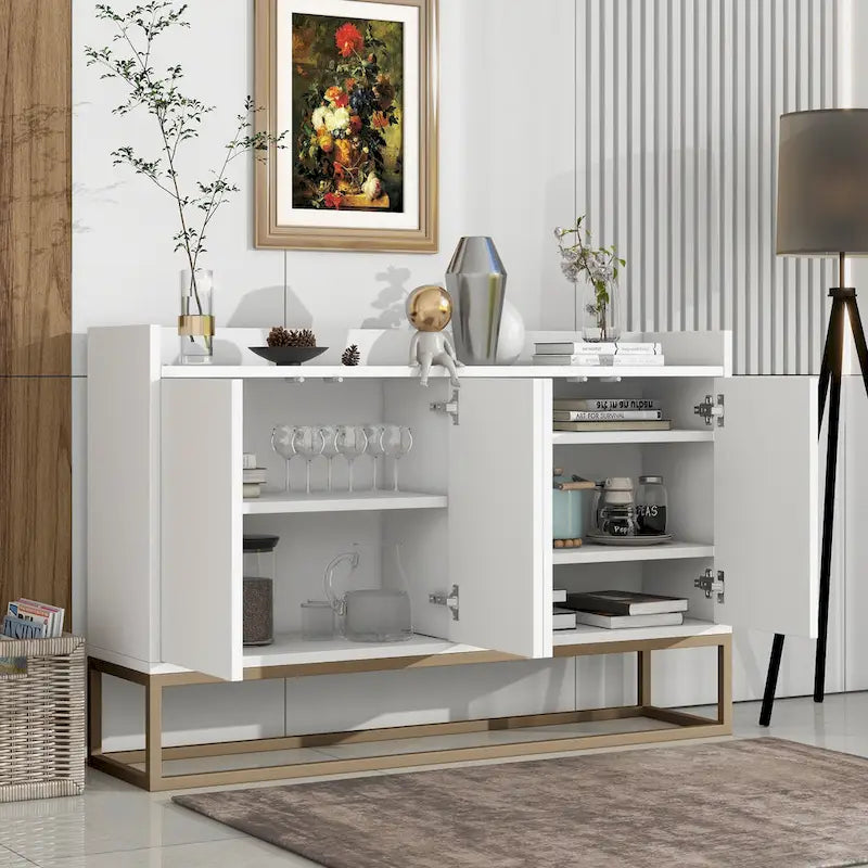 Buffet élégant avec grand espace de rangement