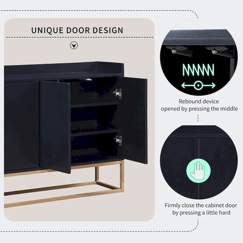 Buffet élégant avec grand espace de rangement