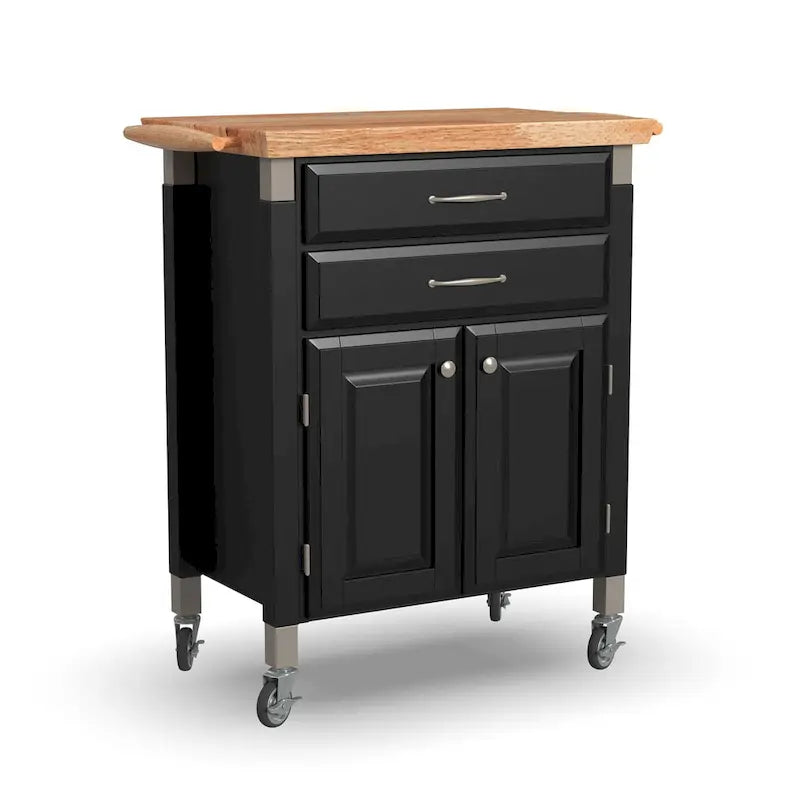 Chariot de cuisine Homestyles Dolly Madison avec plateau en bois