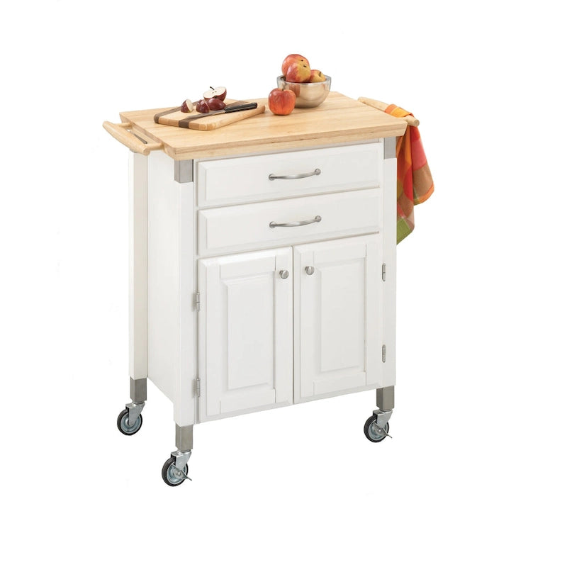 Chariot de cuisine Homestyles Dolly Madison avec plateau en bois