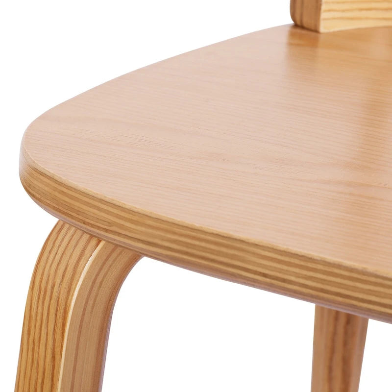 Chaises de salle à manger Windsor à dossier à fuseaux en bois massif, ensemble de 2 - 17,44 (L) x 19,7 (P) x 33,1 (H)