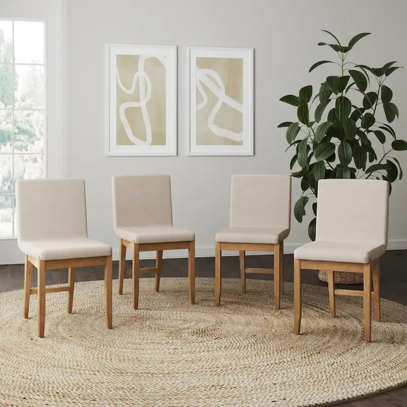 Chaise de salle à manger moderne Gracie, chaise de salle à manger d'appoint rembourrée