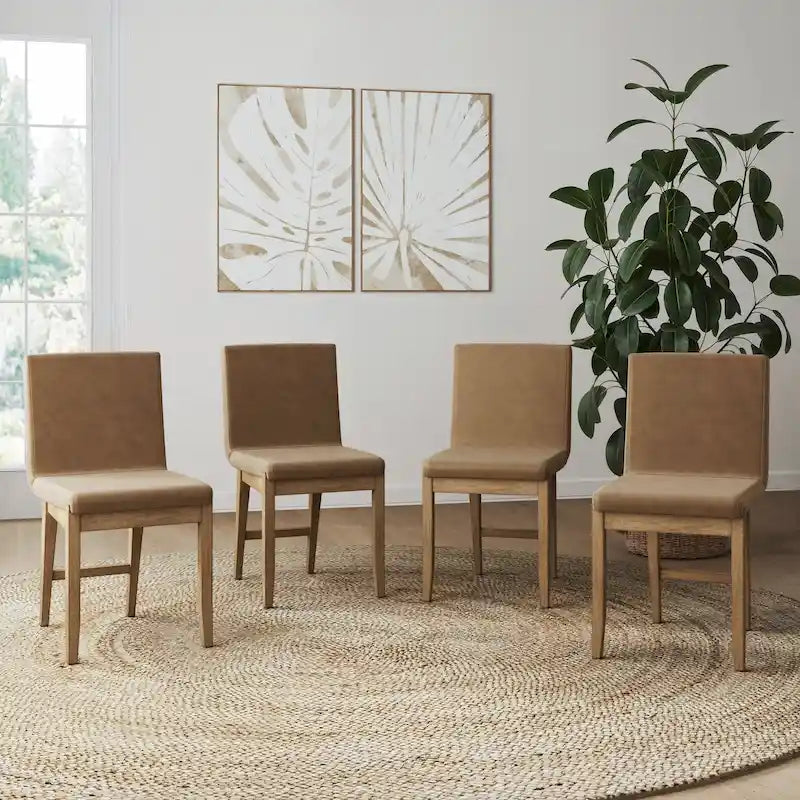 Chaise de salle à manger moderne Gracie, chaise de salle à manger d'appoint rembourrée