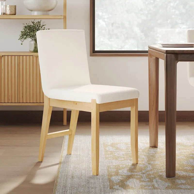 Chaise de salle à manger moderne Gracie, chaise de salle à manger d'appoint rembourrée