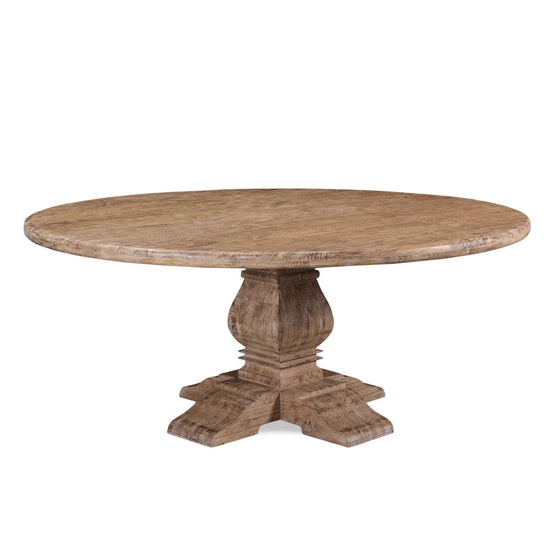 Table de salle à manger ronde Pengrove en bois de manguier