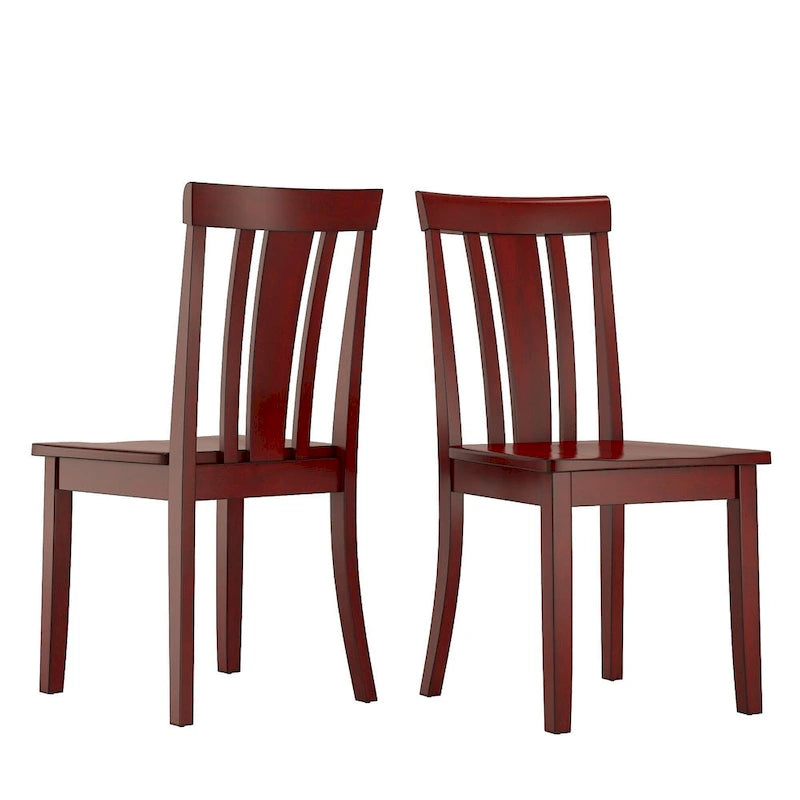 Chaises de salle à manger Wilmington II à dossier à lattes en bois par iNSPIRE Q Classic (ensemble de 2)