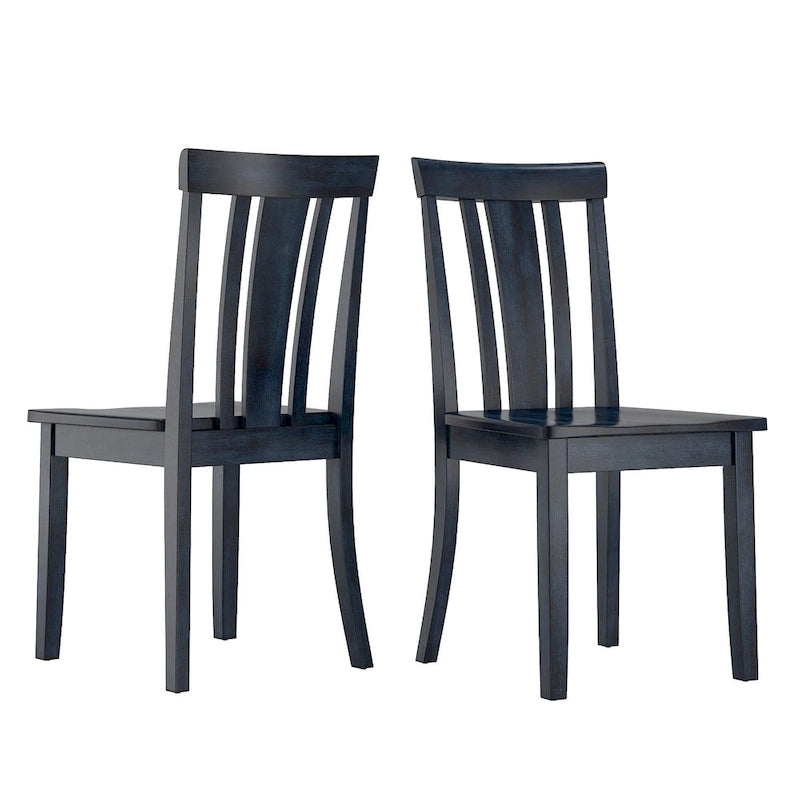 Chaises de salle à manger Wilmington II à dossier à lattes en bois par iNSPIRE Q Classic (ensemble de 2)