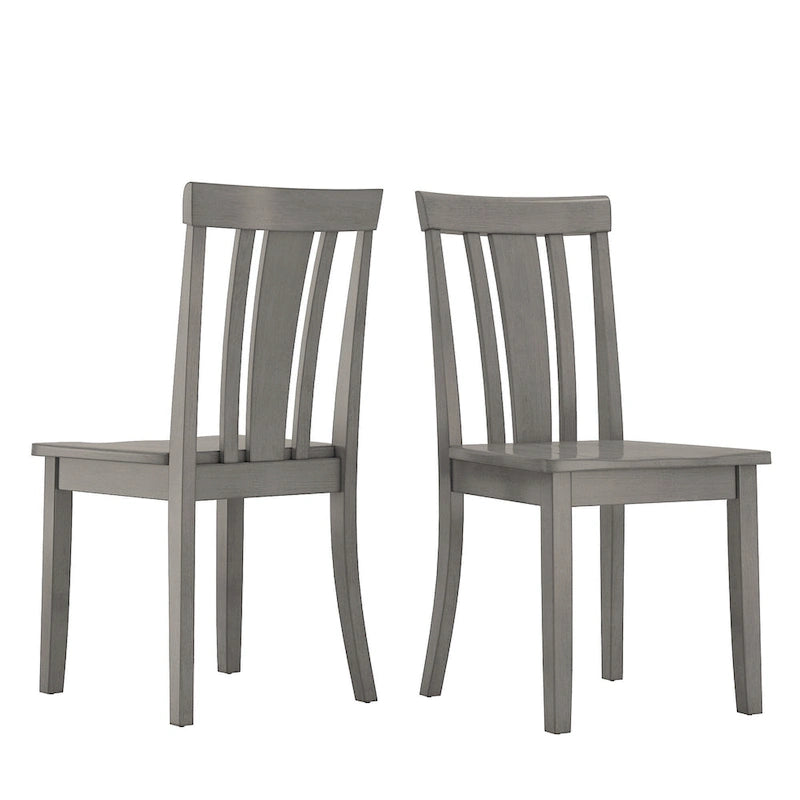 Chaises de salle à manger Wilmington II à dossier à lattes en bois par iNSPIRE Q Classic (ensemble de 2)