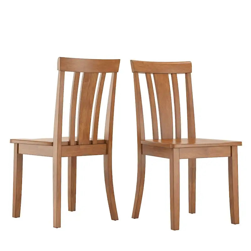 Chaises de salle à manger Wilmington II à dossier à lattes en bois par iNSPIRE Q Classic (ensemble de 2)