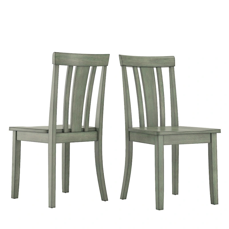 Chaises de salle à manger Wilmington II à dossier à lattes en bois par iNSPIRE Q Classic (ensemble de 2)