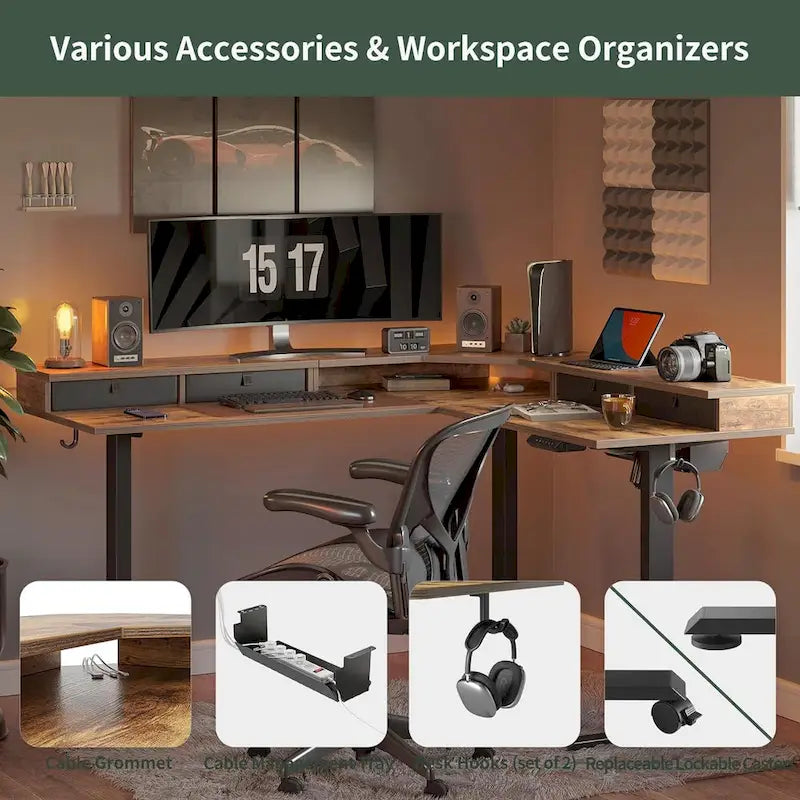 FEZIBO/Mobilier de bureau à domicile/Bois/Bureaux