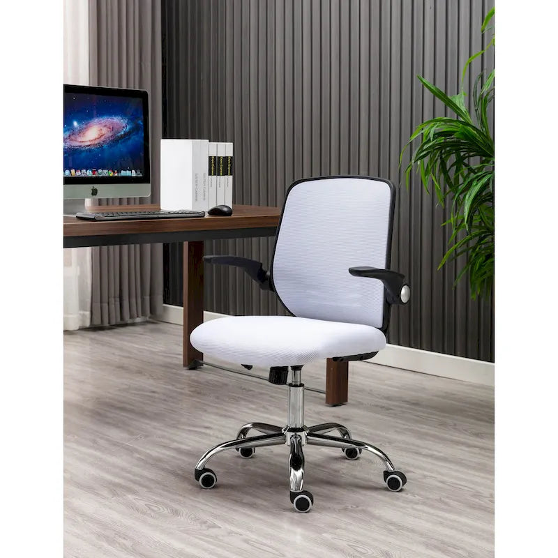 Porthos Home Hank Office Chair, Mesh Back, Height Adjustable Seat