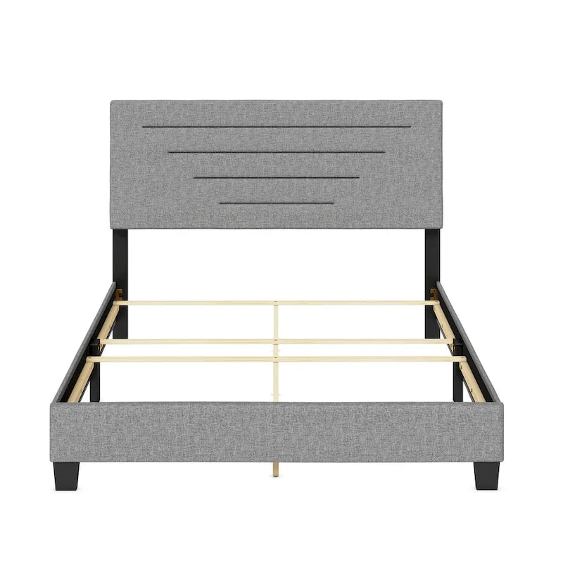 Cadre de lit rembourré en lin Boyd Sleep Cordoba