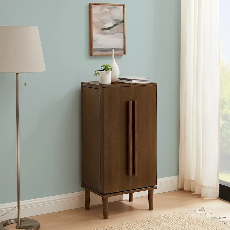 Armoire à bijoux en bois Keeler à 7 tiroirs