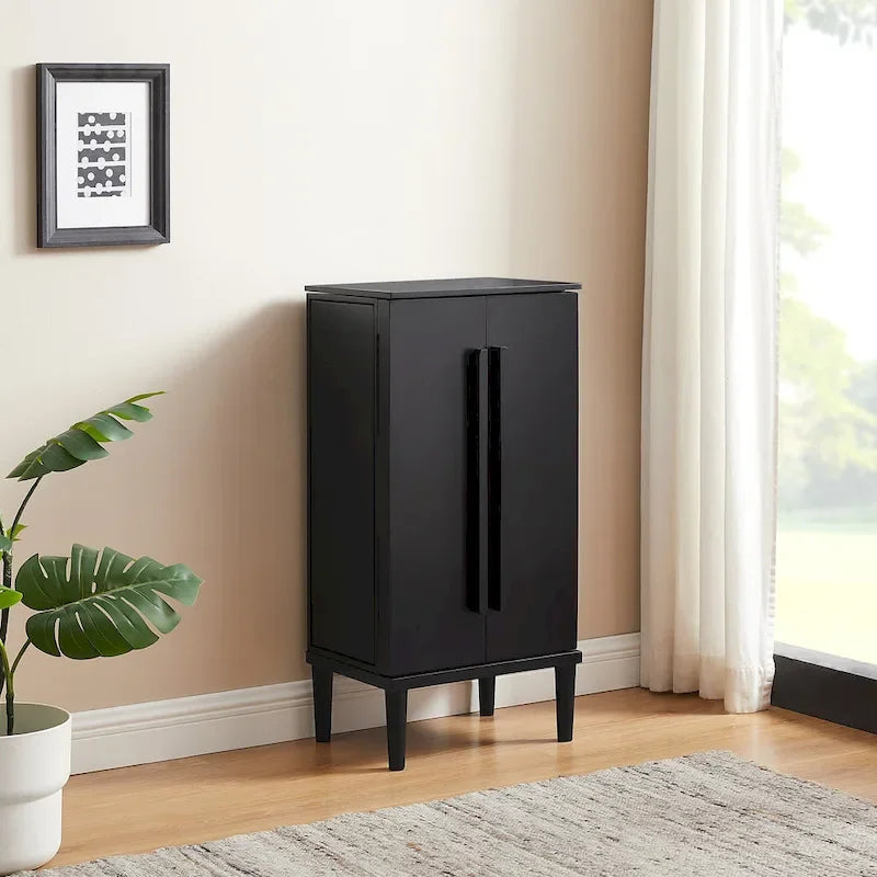 Armoire à bijoux en bois Keeler à 7 tiroirs