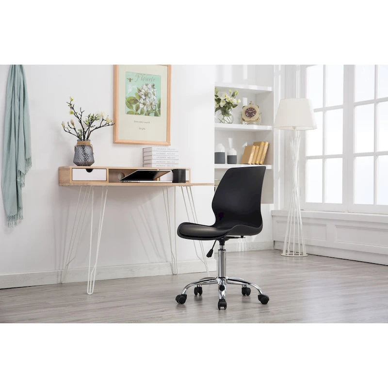 Chaise de bureau Porthos Home à hauteur réglable avec roulettes