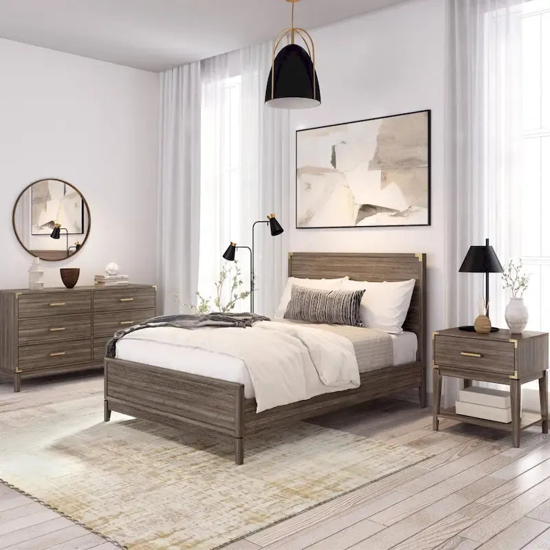 Lit plateforme pleine grandeur Plank and Beam Contempo